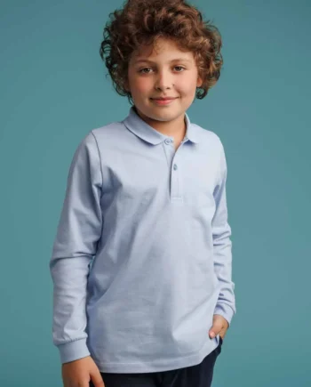 Tricou polo cu mânecă lungă