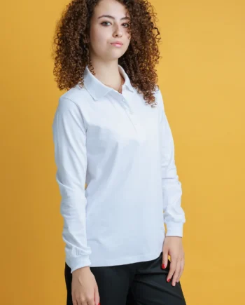 Tricou polo cu mânecă lungă